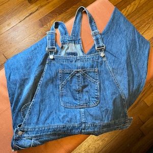 Gap denim overalls!